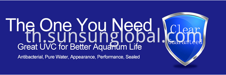 คุณภาพดีอย่างมีประสิทธิภาพ Aquarium Uv Sterilizer